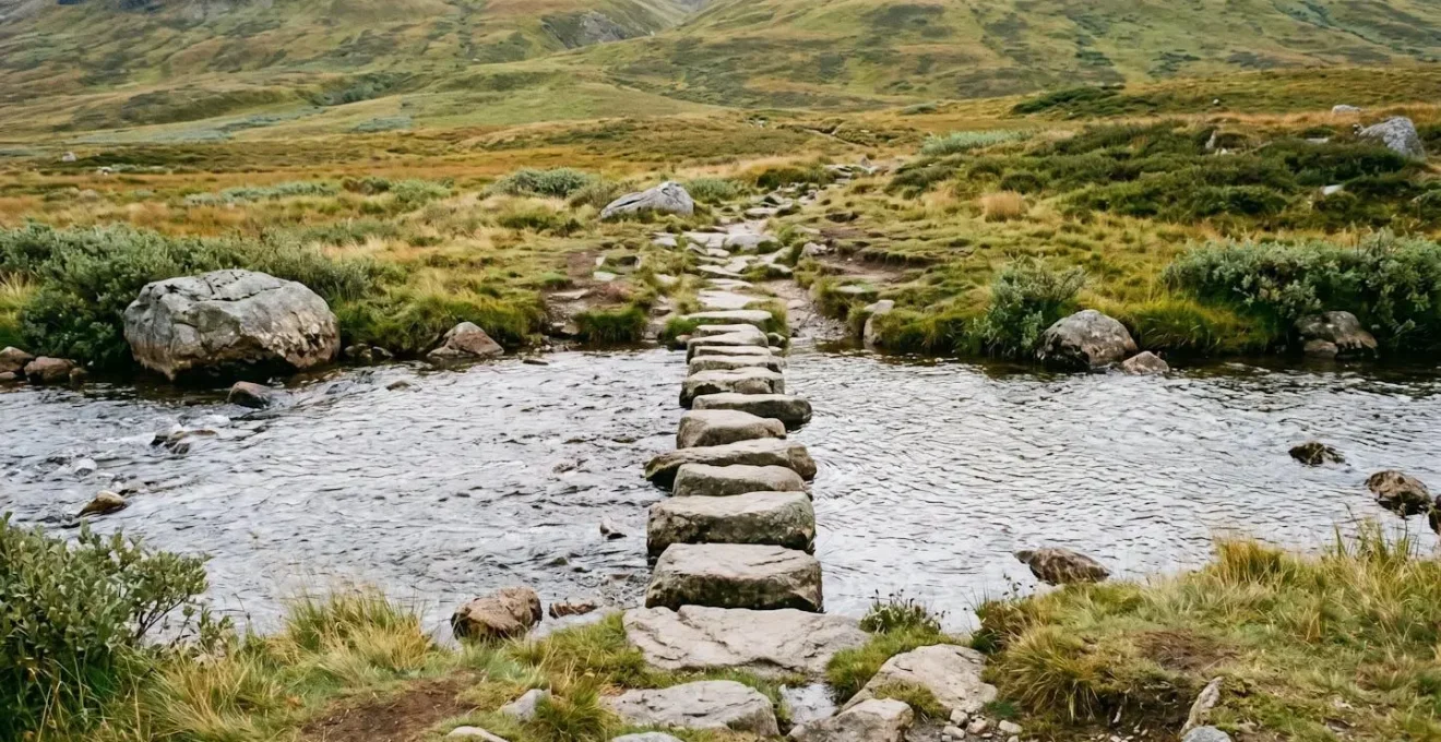 Symbolisation de la continuité de la protection malgré les pauses dans le parcours de formation
