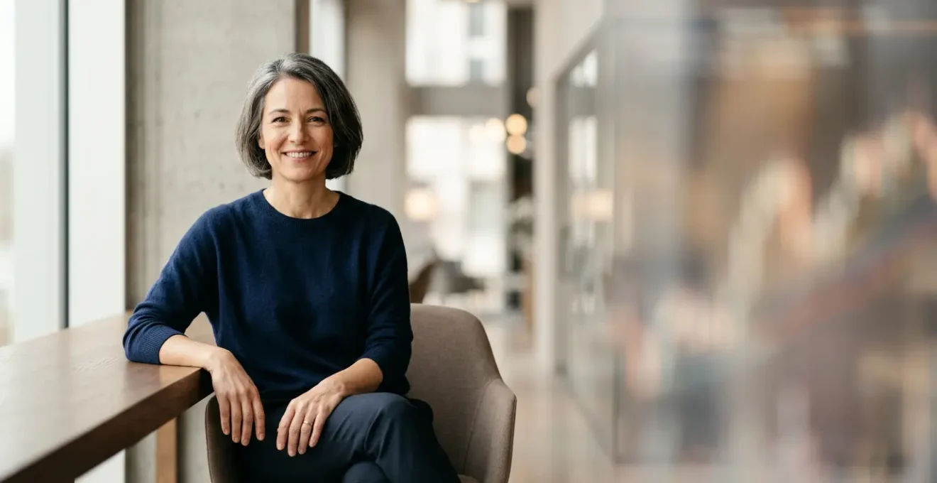 Investisseur serein déleguant la gestion de son épargne retraite en toute confiance