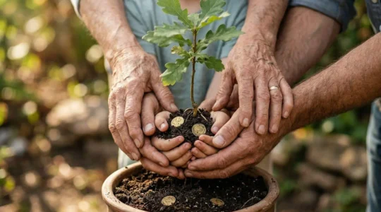 Concept de transmission patrimoniale et de planification financière pour les générations futures